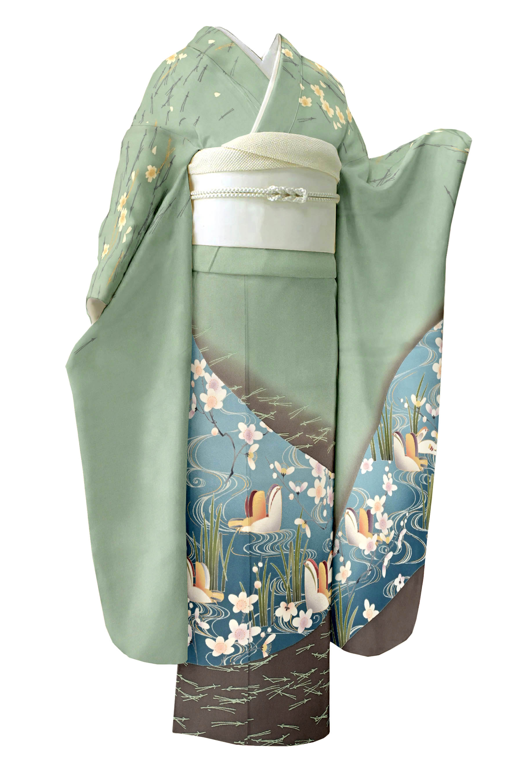 商品詳細 - 【京の染匠】本手描京友禅お振袖 中古美品 京都きもの市場 