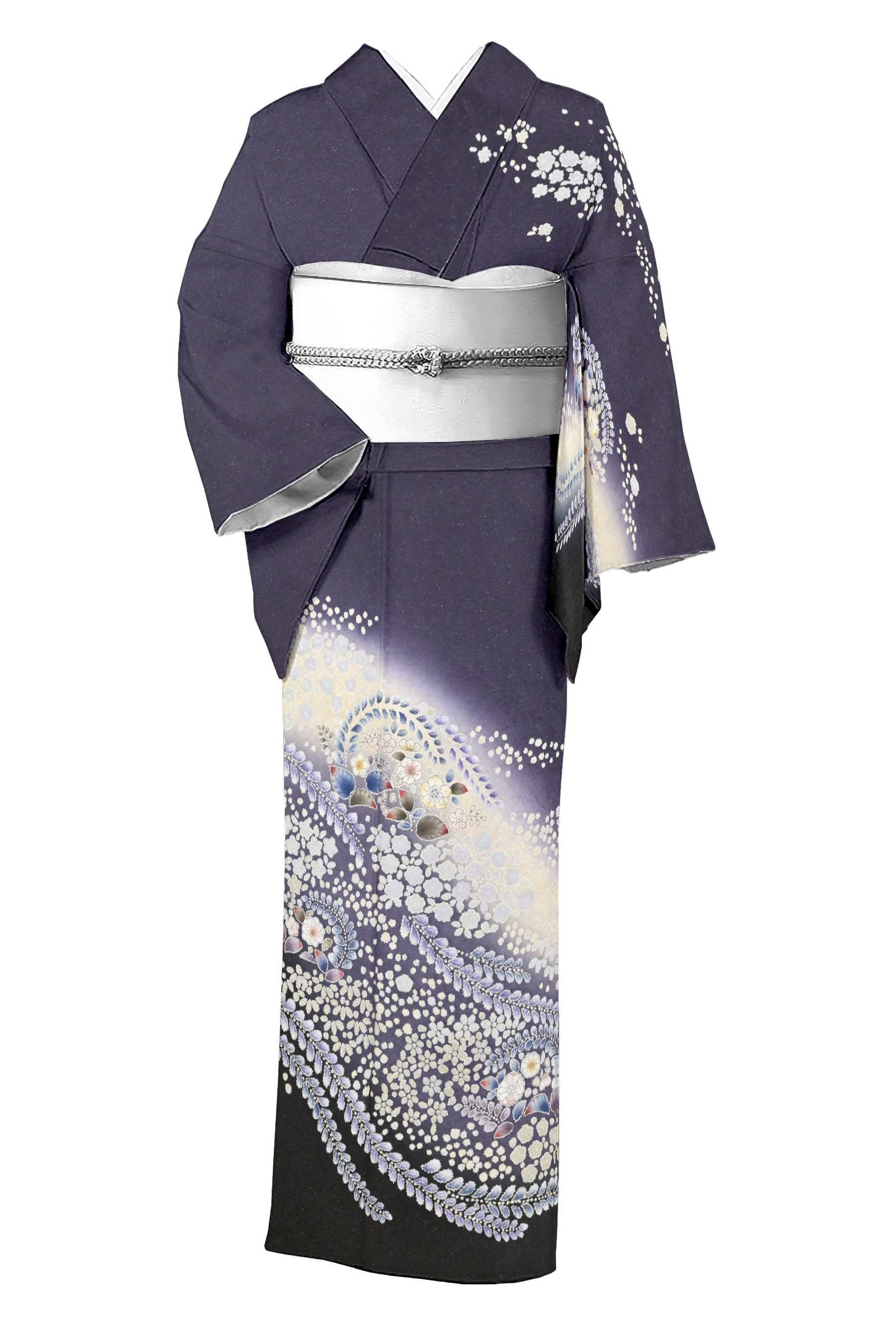 中古問屋大決算市】 特選創作絞り染訪問着 ≪御仕立て上がり・中古美品