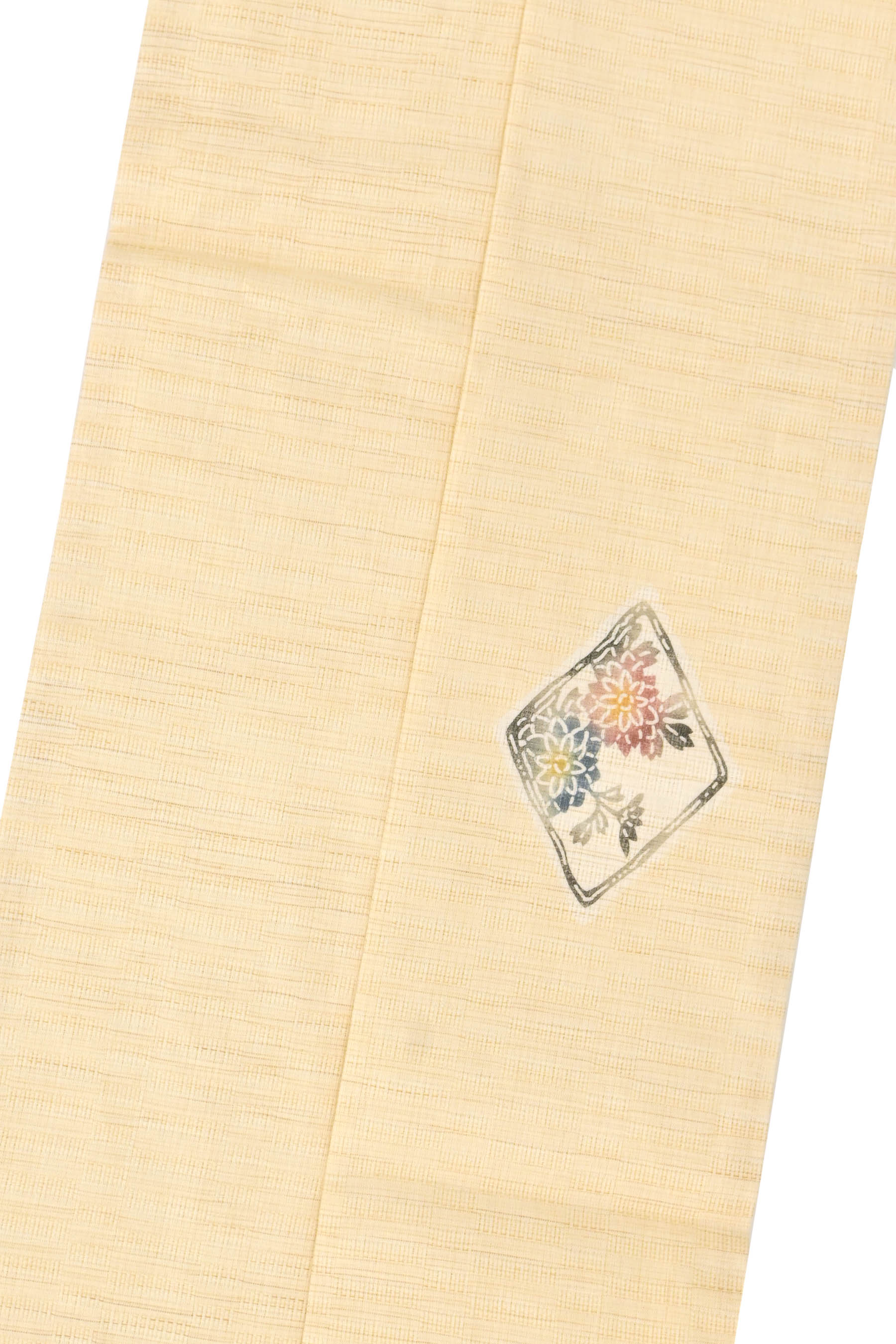 激安特価品 特選 小千谷 着物 麻 夏物 身丈168.5cm 裄68cm L A834-9