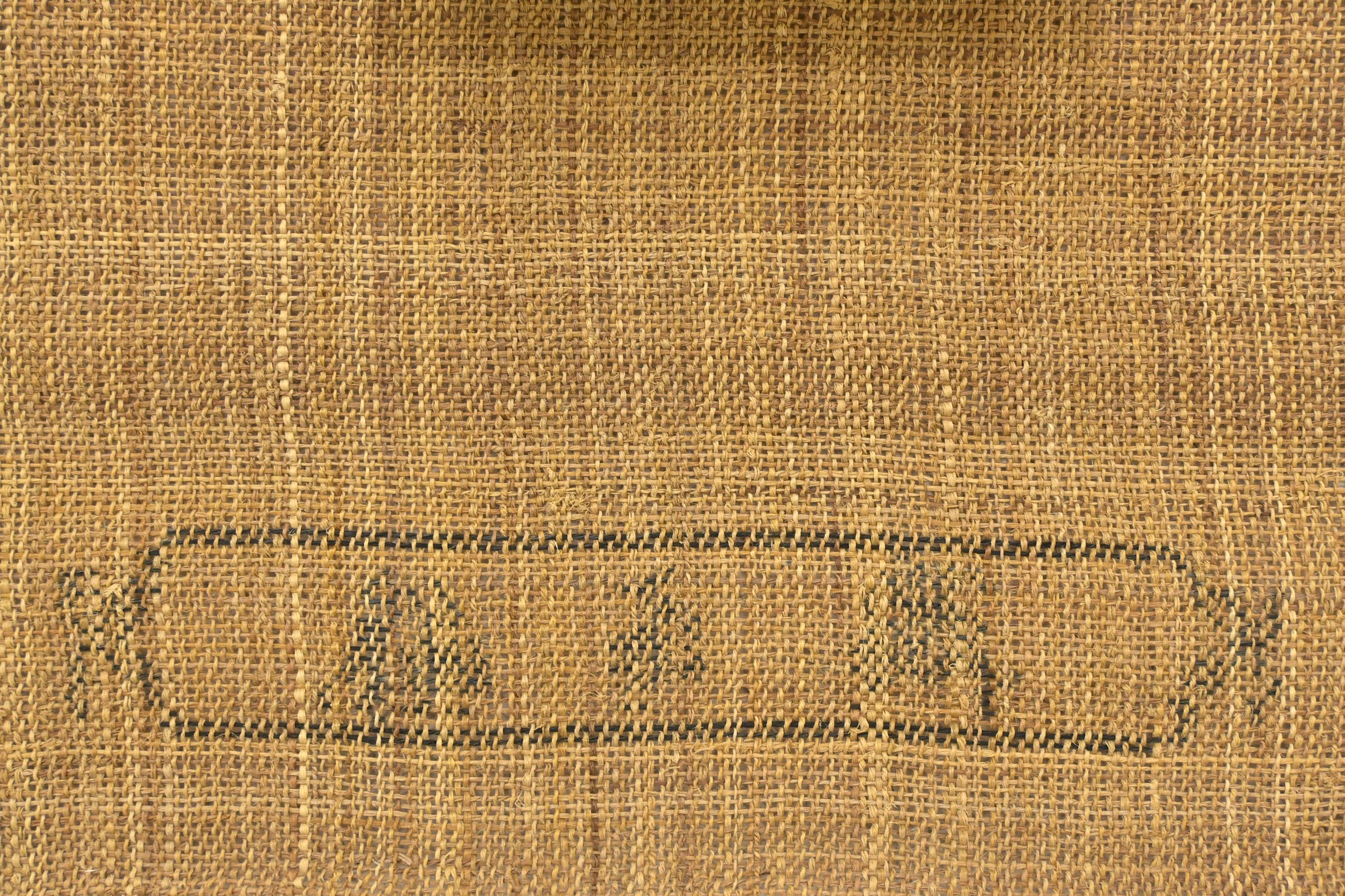 自然布　ざっくり手織り透かし織　未使用長期保管　夏帯　開き名古屋帯着物