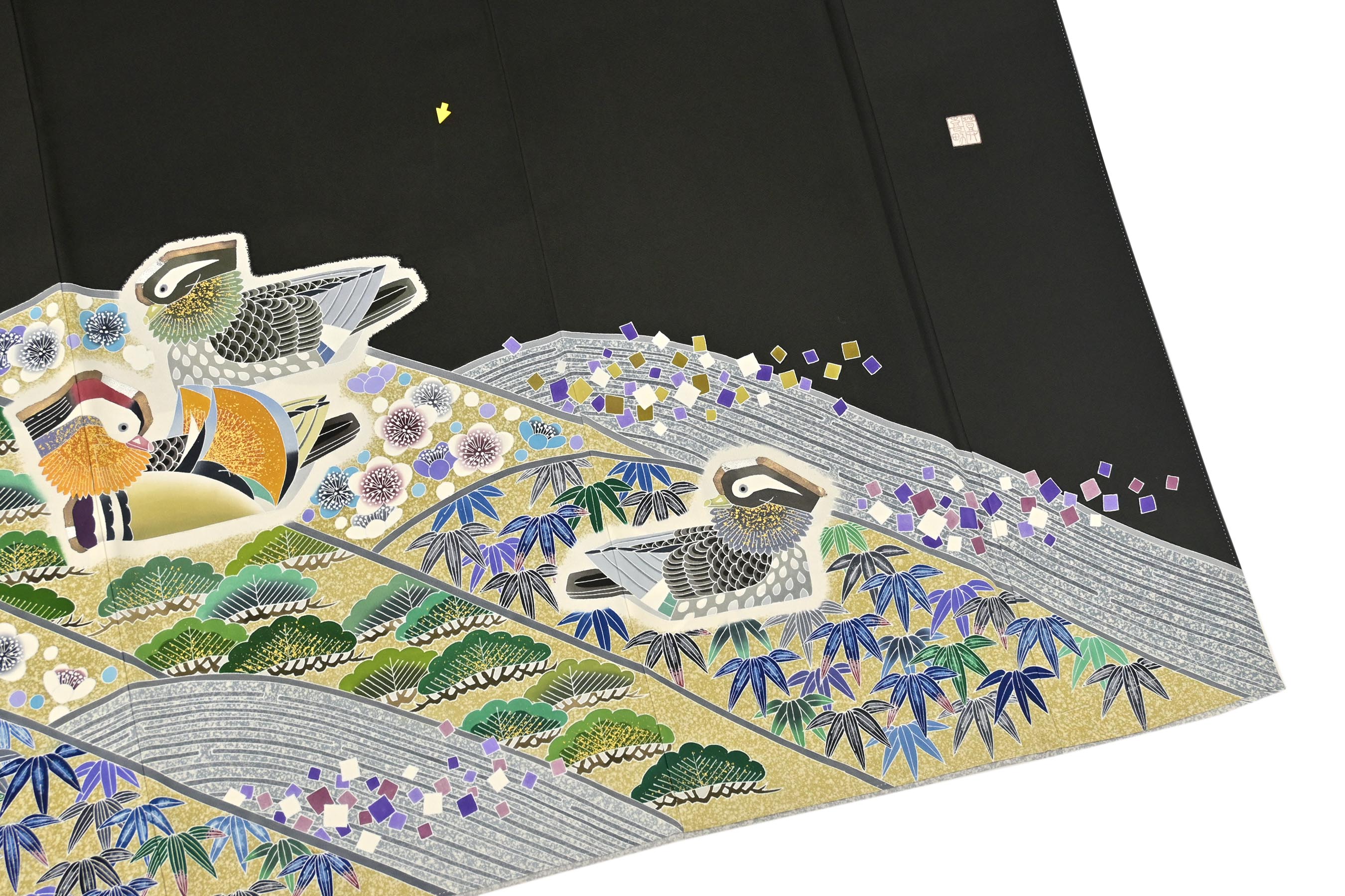 商品詳細 - 人間国宝【羽田登喜男】黒留袖 中古品 京都きもの市場【公式】