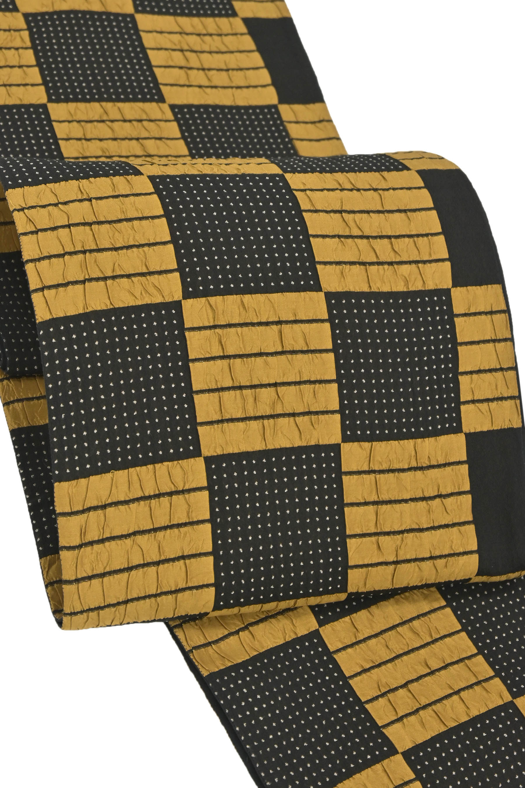 木屋太　正絹袋帯　六通柄　逸品　帯締め帯揚げセットサイズ31×436cm