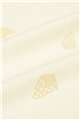 【渡敬】 縫い取り紋意匠帯揚げ 葡萄唐草紋 (01)象牙 ＃フォーマル