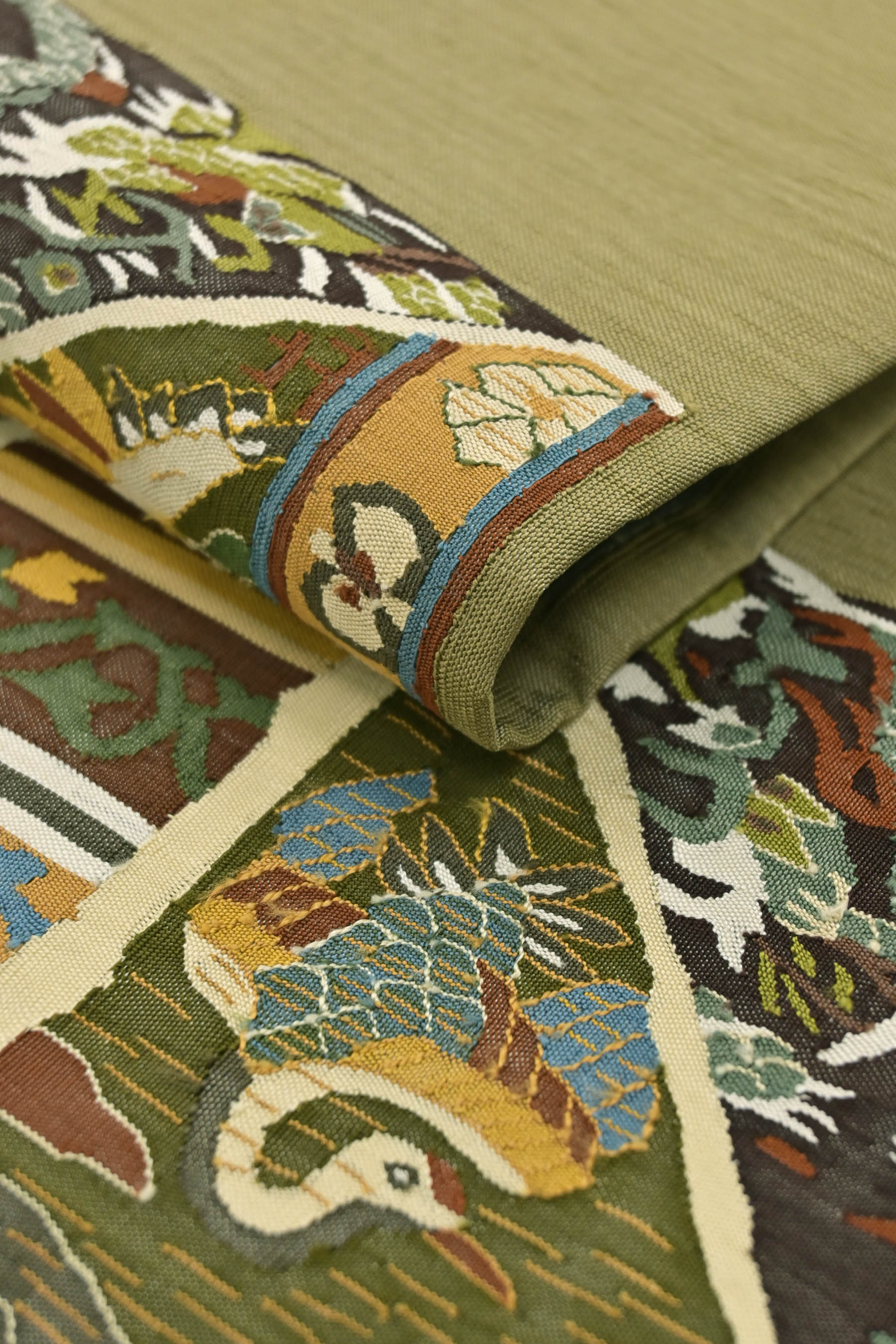 商品詳細 すくい織九寸名古屋帯 中古美品 帯締め付き 京都きもの市場