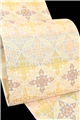 【河合美術織物】 特選西陣織袋帯 「能寿七宝華文」 豪華絢爛の上質フォーマル！ 美しき古典の風格…