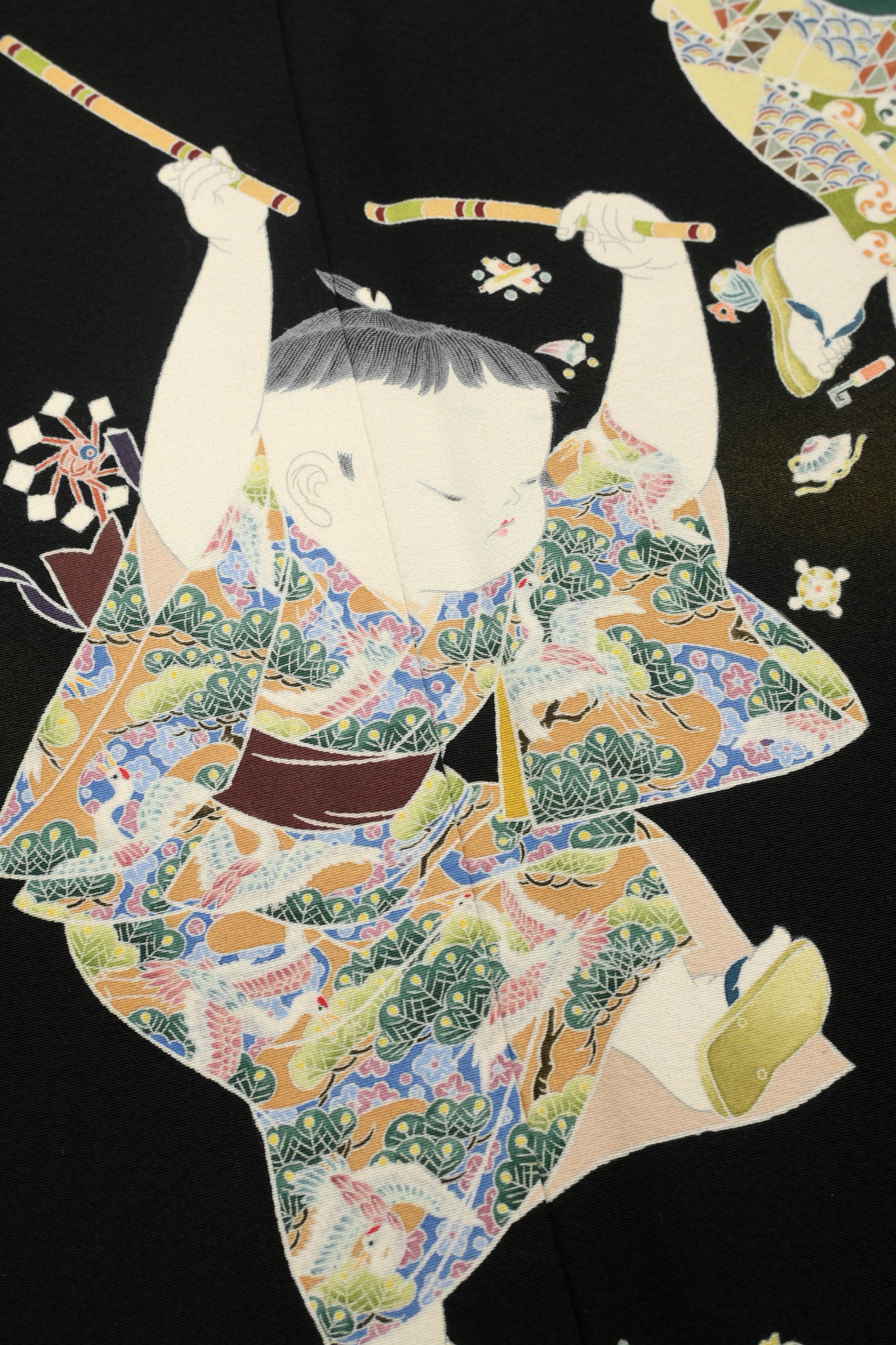 百貫広樹作 本加賀友禅 振袖地 未仕立て品 | 特選きものコレクション