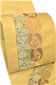 【河村織物】 高級西陣手織り袋帯 「小袖鳥字文」 重厚感ある輝き… 国産手織りのハイグレード品！