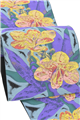 【河崎工房】 特選西陣織本袋帯 「Flowering　tree：Iris domestica」 絵画のような…個性的なお色づかい！