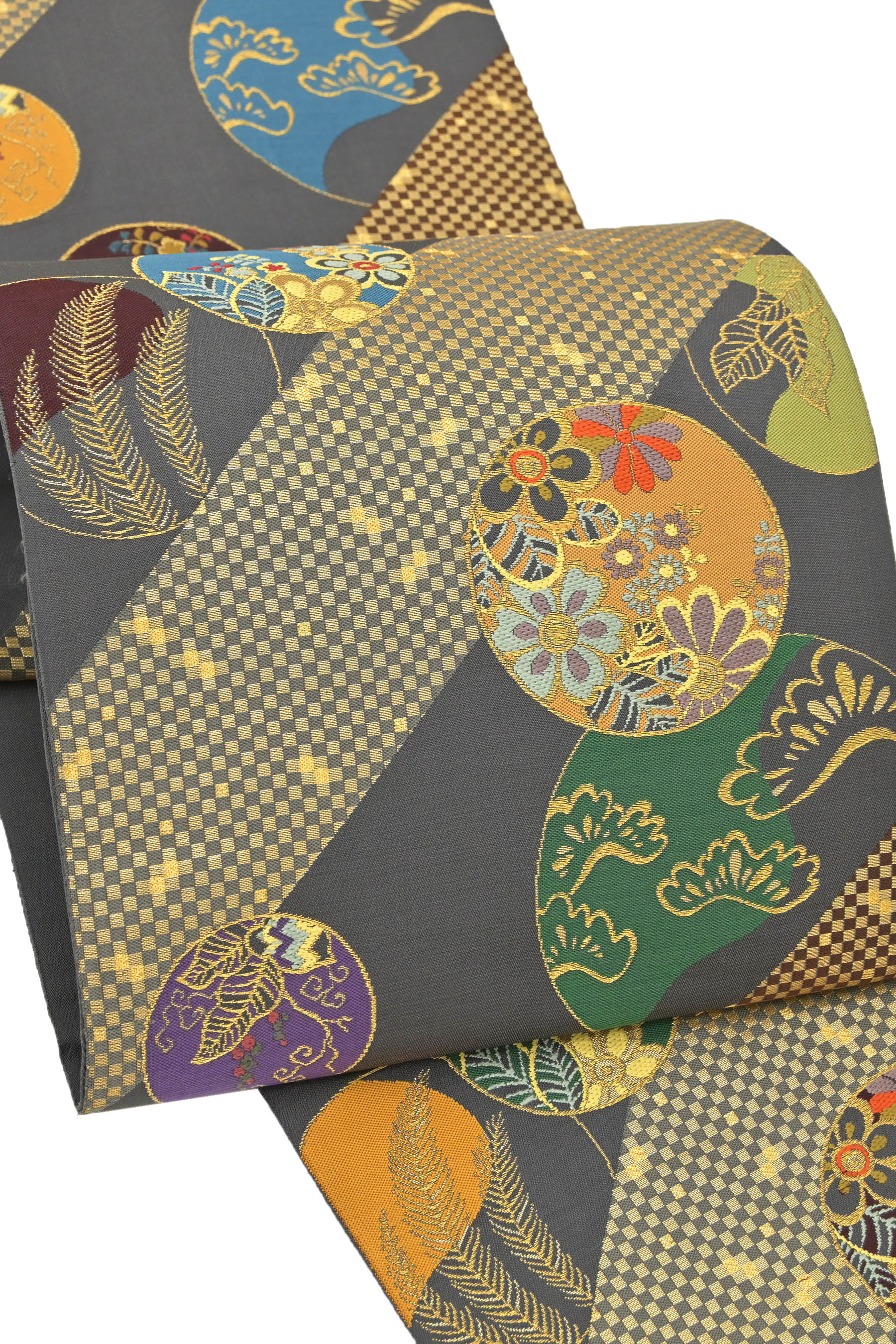 夏物新品【御仕立上】正絹西陣織紗本袋帯