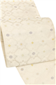 【ふくい】 特選西陣織九寸名古屋帯 「菊花紋」 和姿に気品添える… 抑えた彩りの秀逸品！