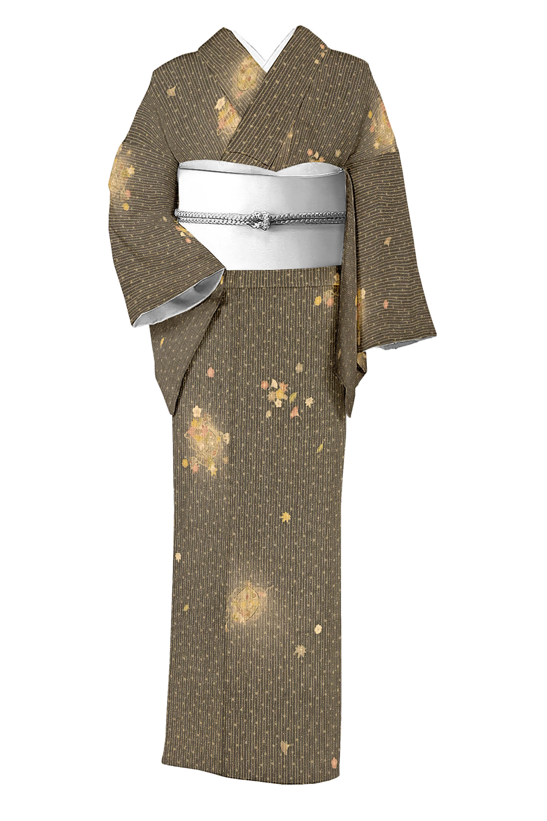 しょうざん謹製 単衣生紬訪問着 1190-00216 未使用品 | キモノnao