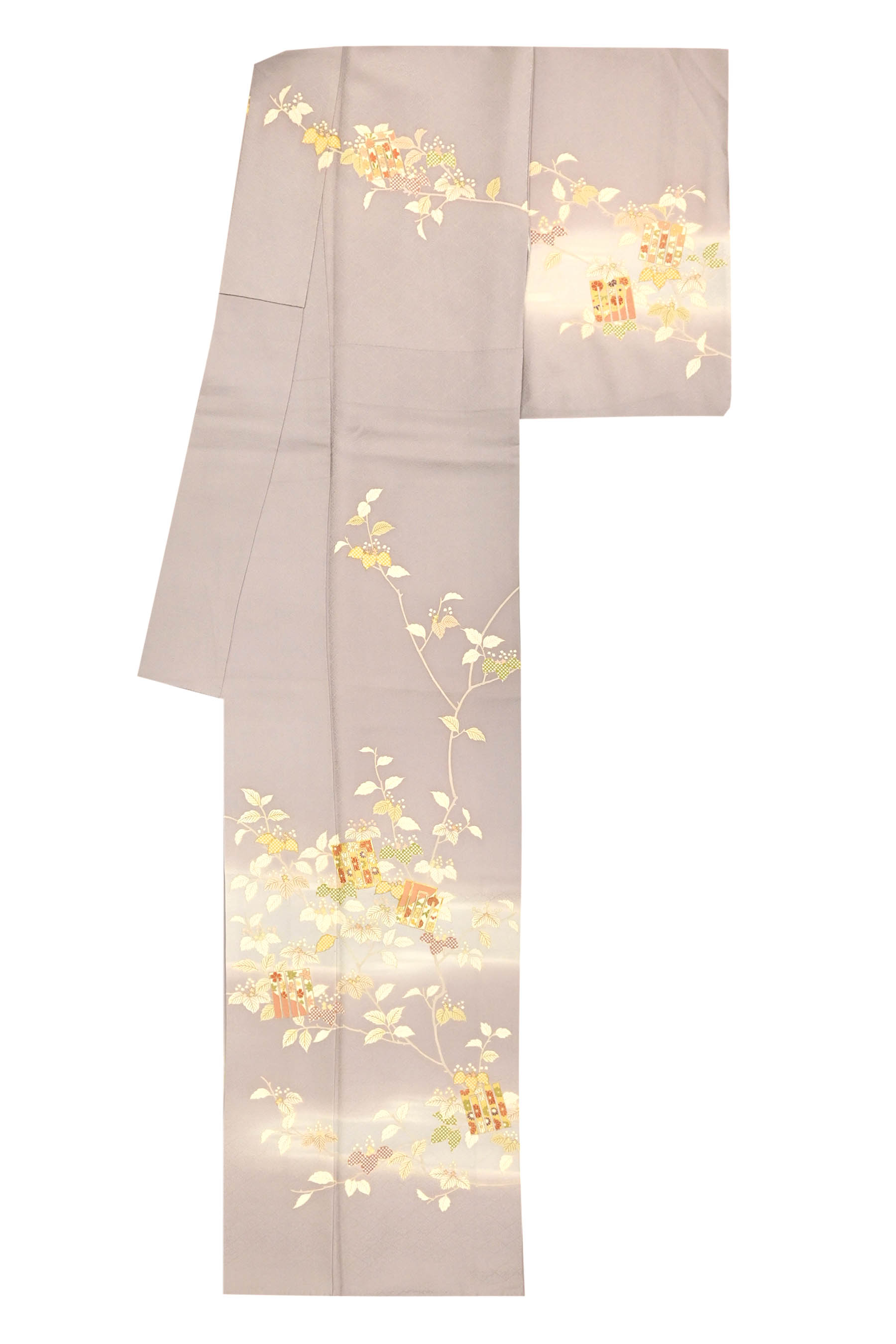 久保耕 久美すがた 京友禅 手描友禅 絽 夏物 振袖 とれれ 金