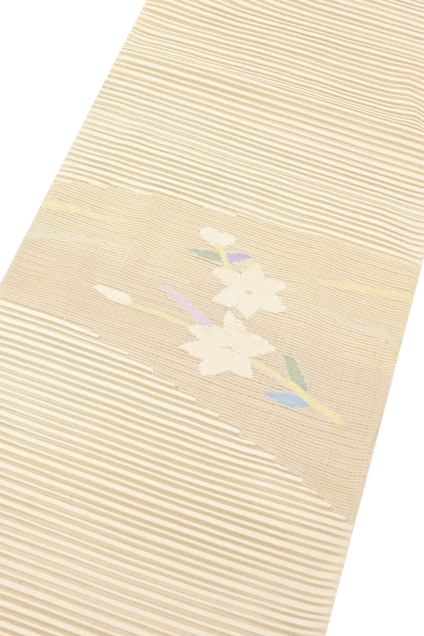 新品 夏帯 絽綴れ 八寸名古屋帯 三本縞 - からん::アンティーク