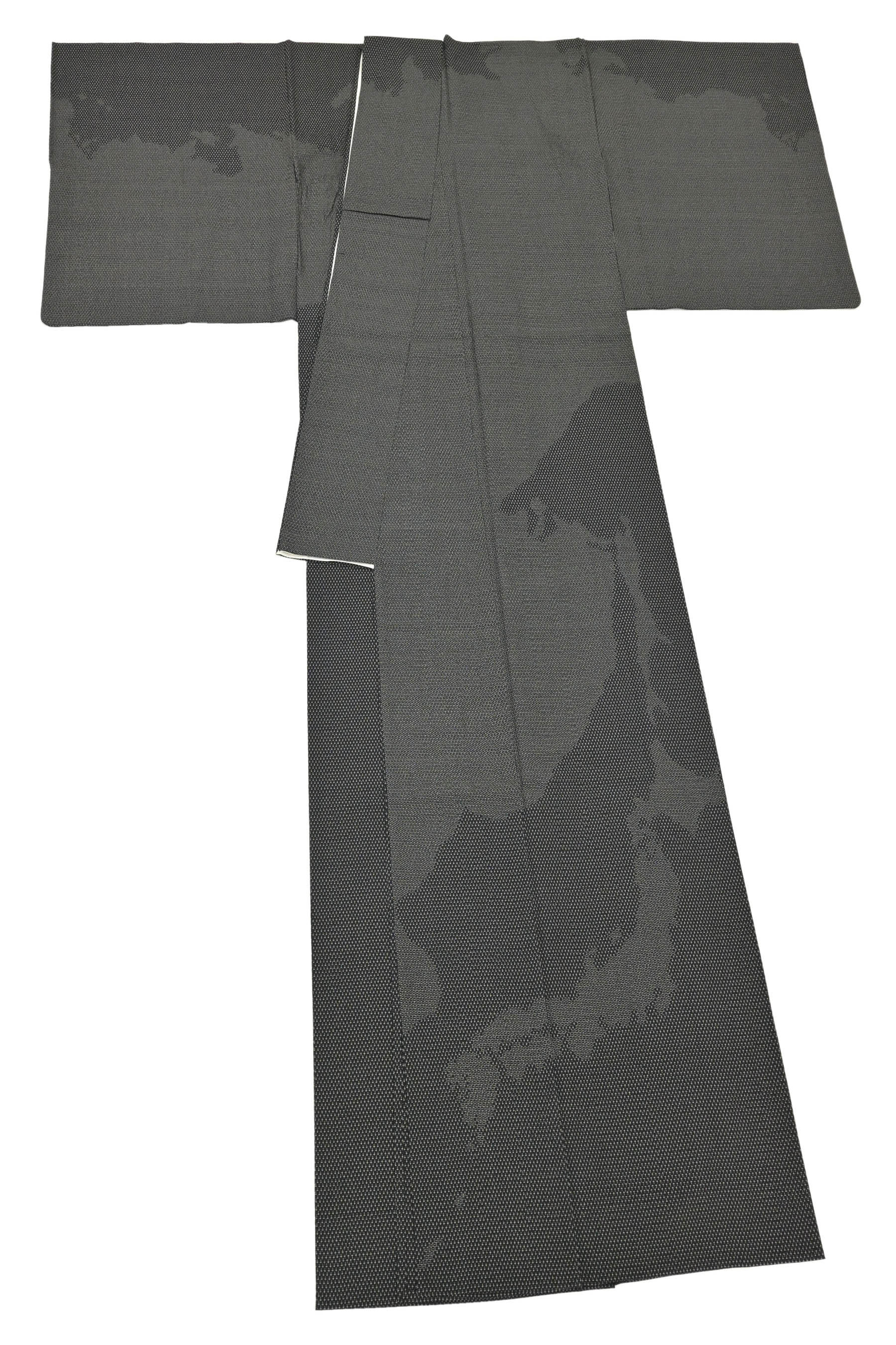【在庫処分】新品正絹本塩沢紬　157 在庫処分】新品正絹本塩沢紬157