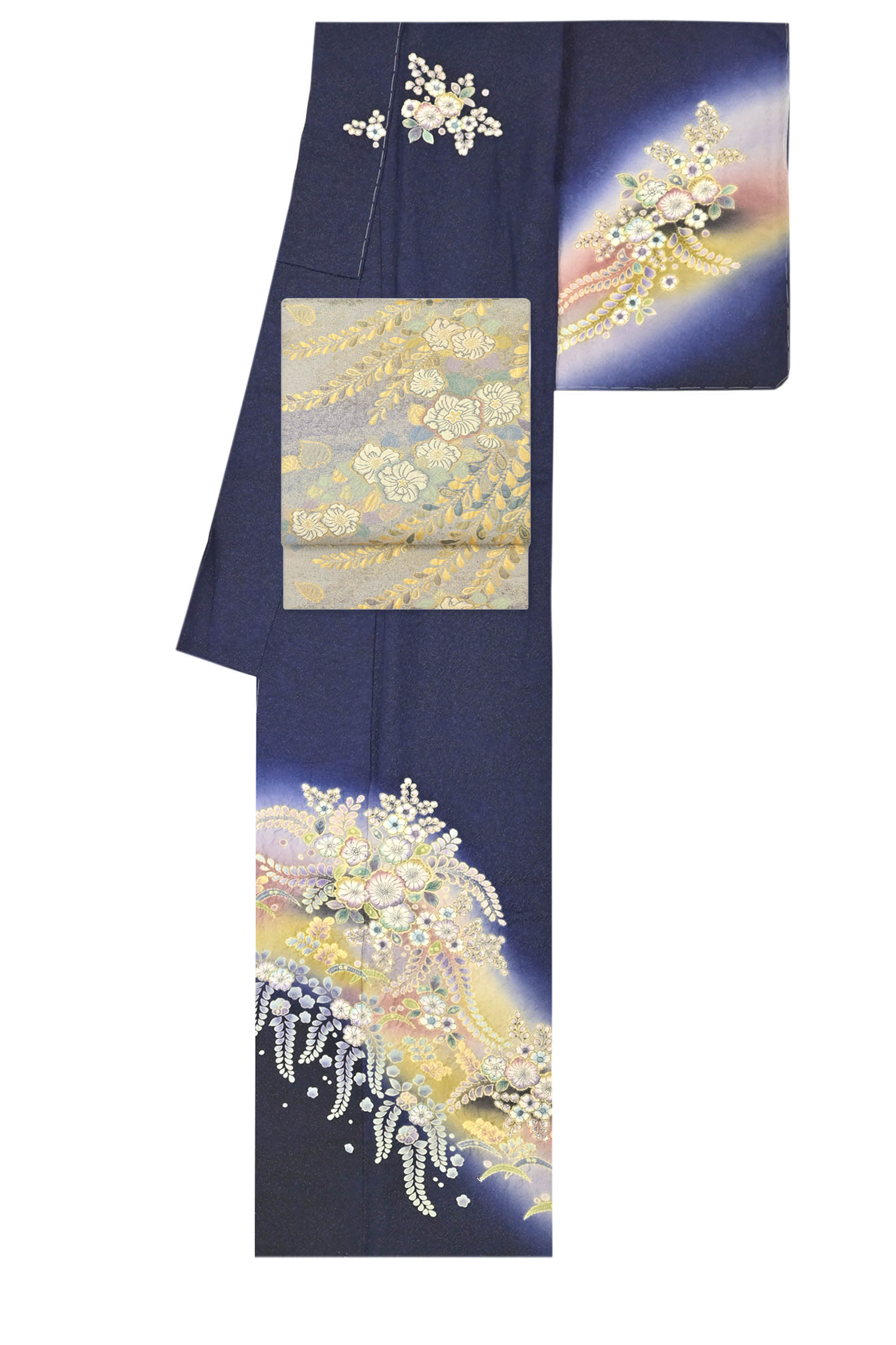 【内祝い】 昇白龍、右肩上がり 茶色かっ 絵画