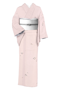 夏物】【東レシルック】駒絽小紋 ≪御仕立て上がり・新品≫ 「破
