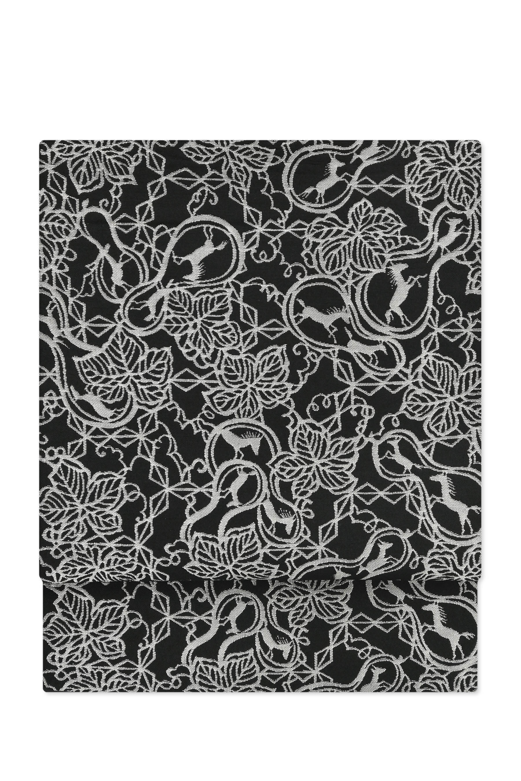 人間国宝 故・南部芳松】彫刻絵図 特選創作全通袋帯 ≪御仕立て 人間国宝 故・南部芳松】彫刻絵図 特選創作全通袋帯 ≪御仕立て