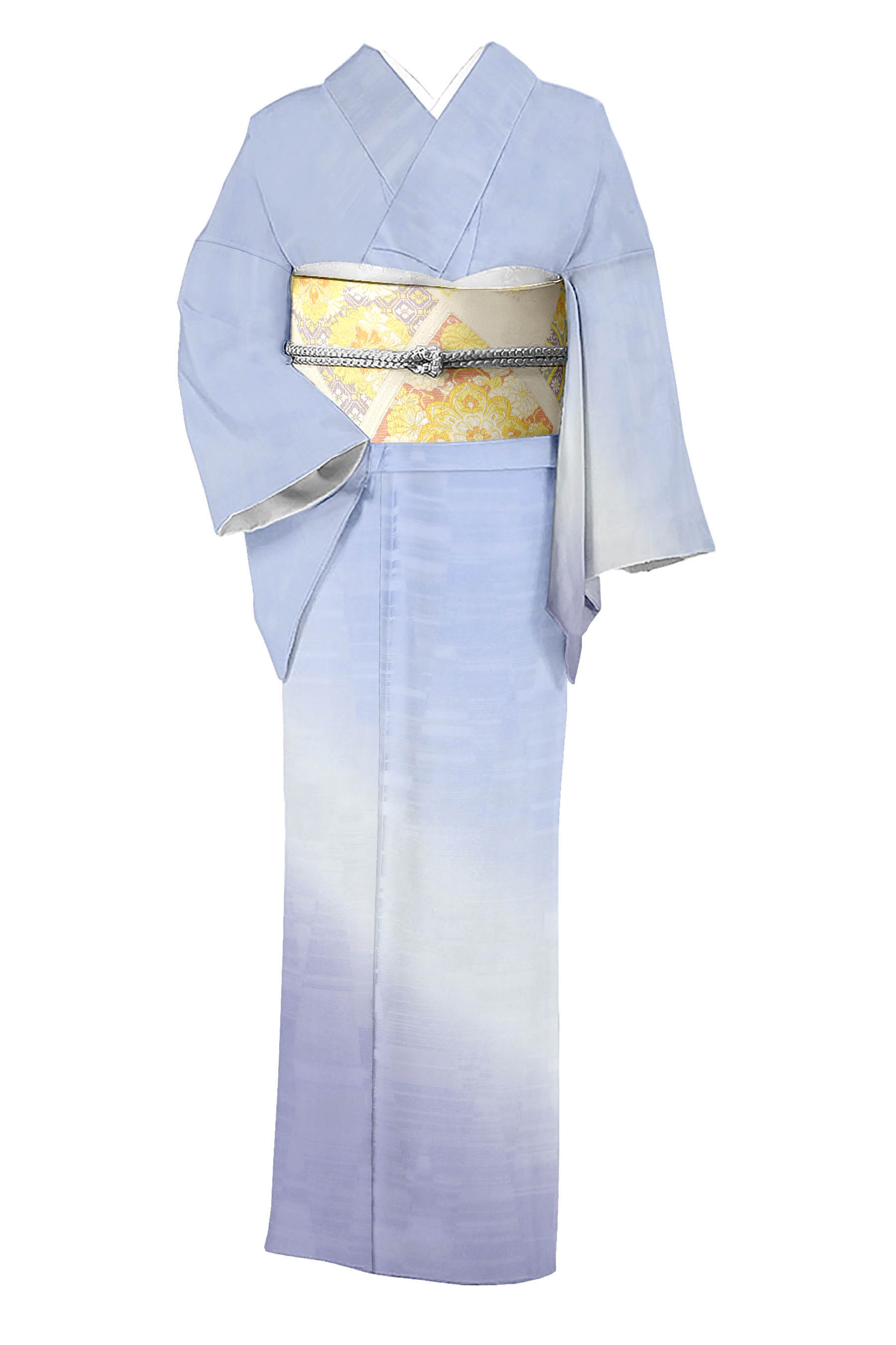 4点（着物、帯、帯揚げ、帯締め）セット （裄直しサービス