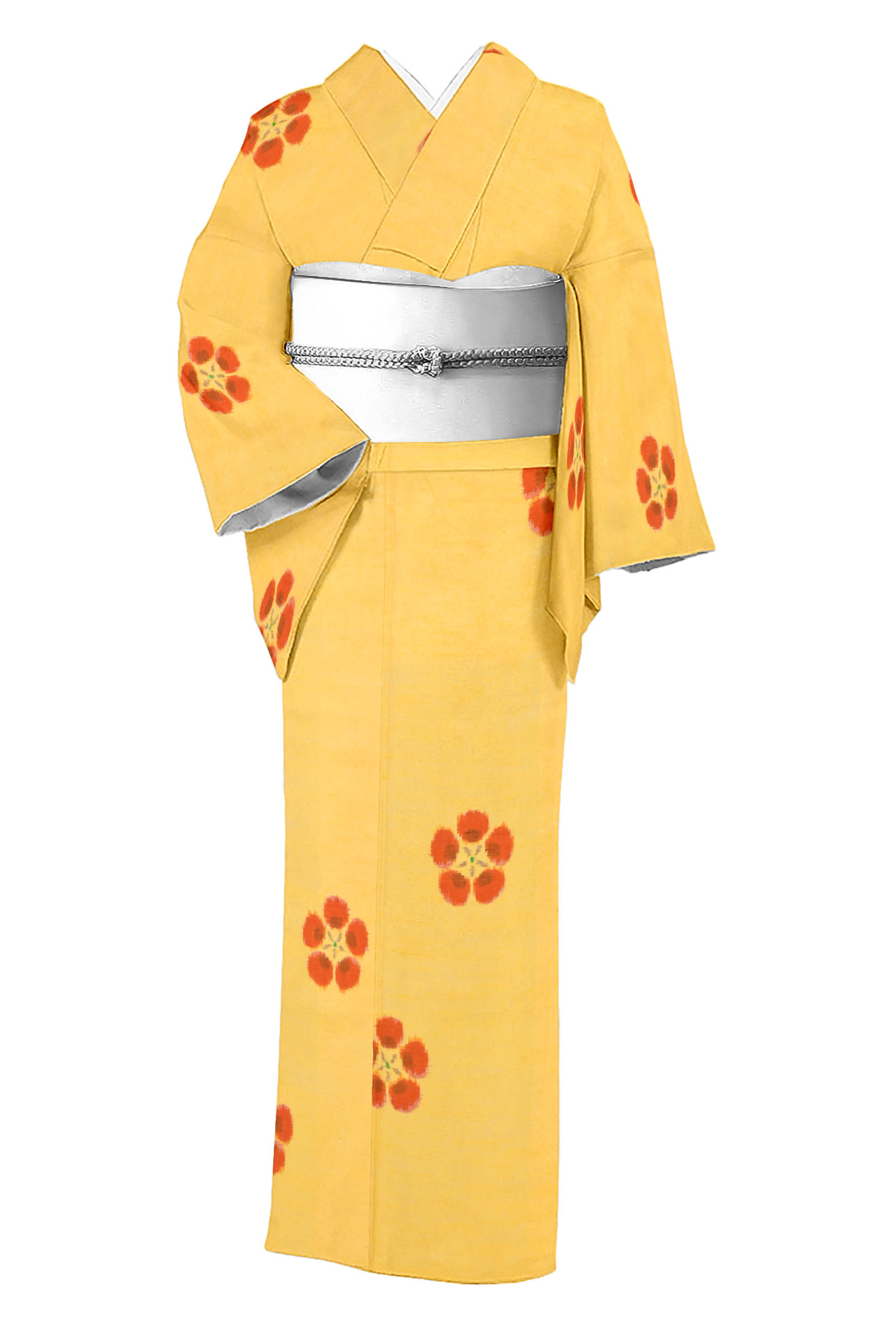 ≪美品≫正絹振袖のみ【283】【身長155㎝〜165㎝の方用】