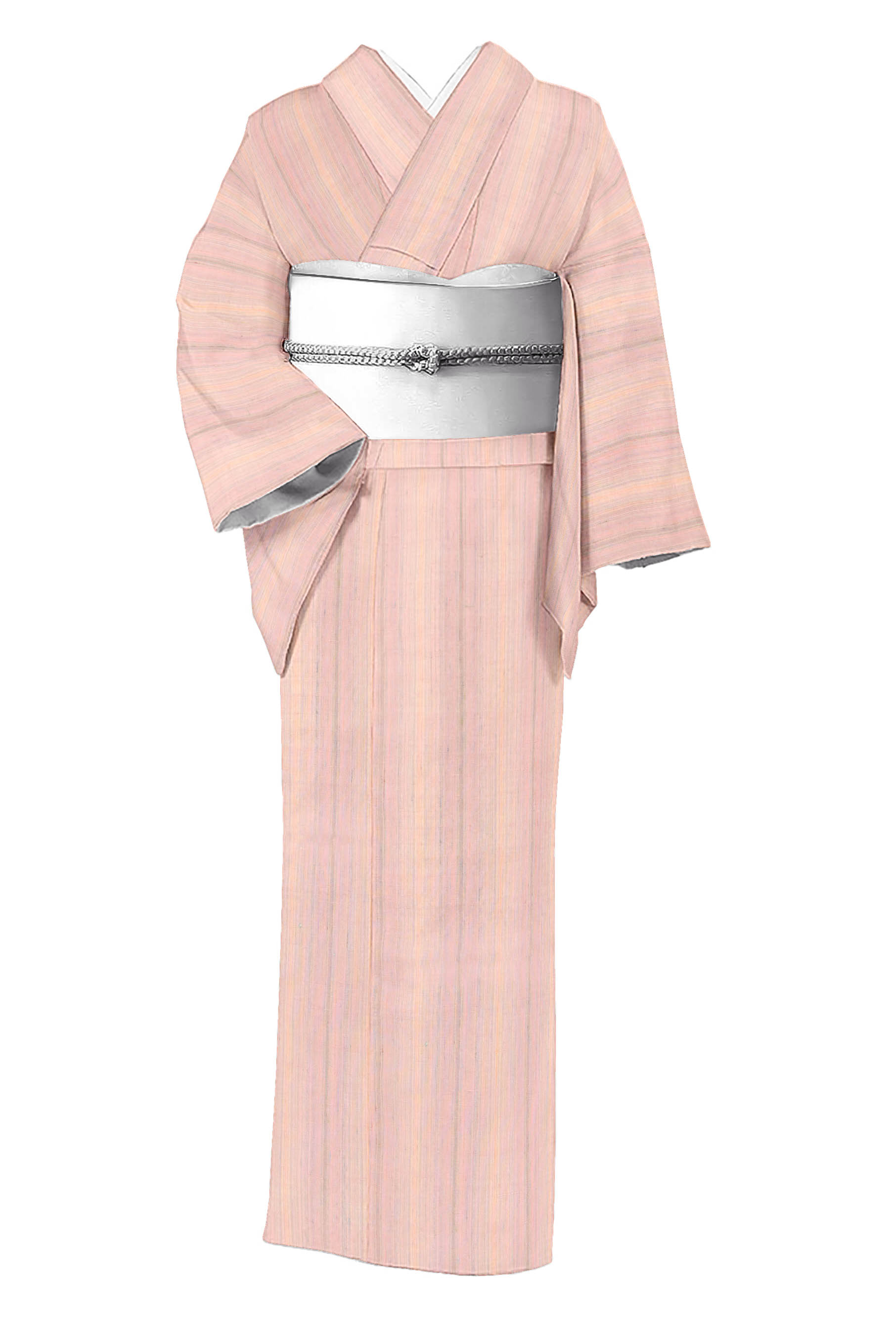 振袖 （黄緑色) フルセット 正絹【中古】身丈155cm