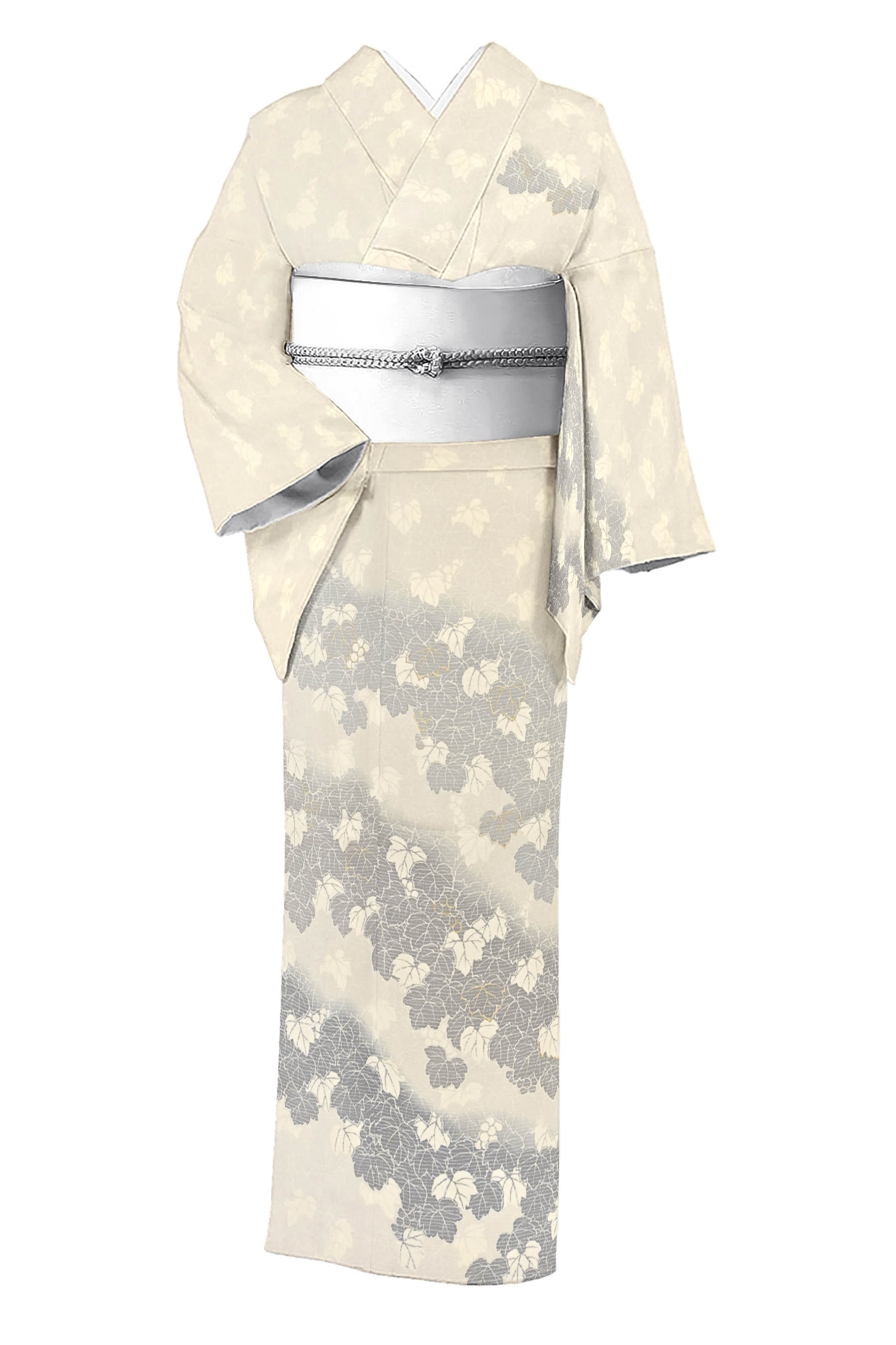 2024 お歳暮【公式】 - 人気ブランド SALE【極美品】訪問着/葡萄柄/袷/豪華手刺繍 くどい 着物・浴衣