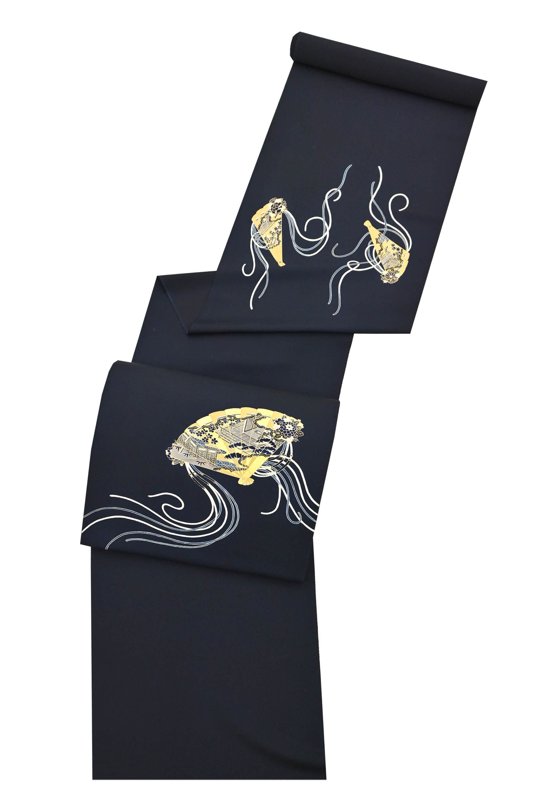 夏物単衣新品（純古典） 絽生地 祝着 京友禅工芸染 大鷹と大王松