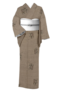 本場大島紬】 7マルキ一元式 ≪御仕立て上がり・中古美品