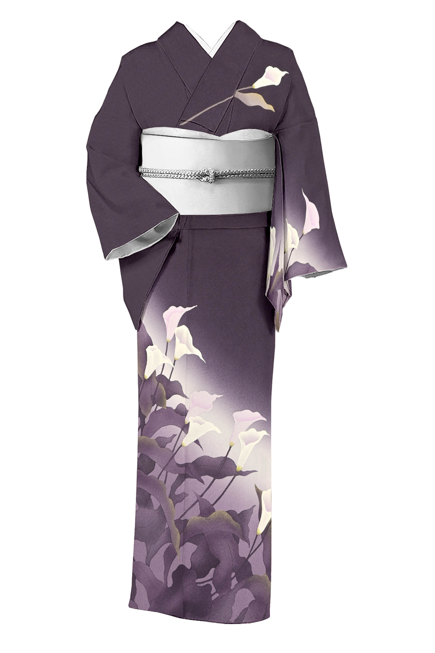 超美品 有松絞り 綿 本染浴衣 総絞り 浴衣 着物 夏物 159 葡萄