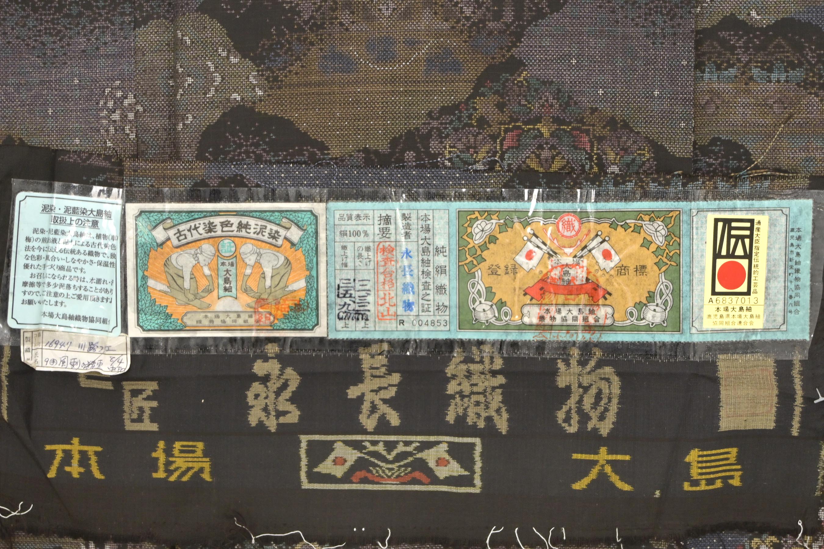 年に一度の本決算セール】 【本場大島紬】 9マルキ式カタス