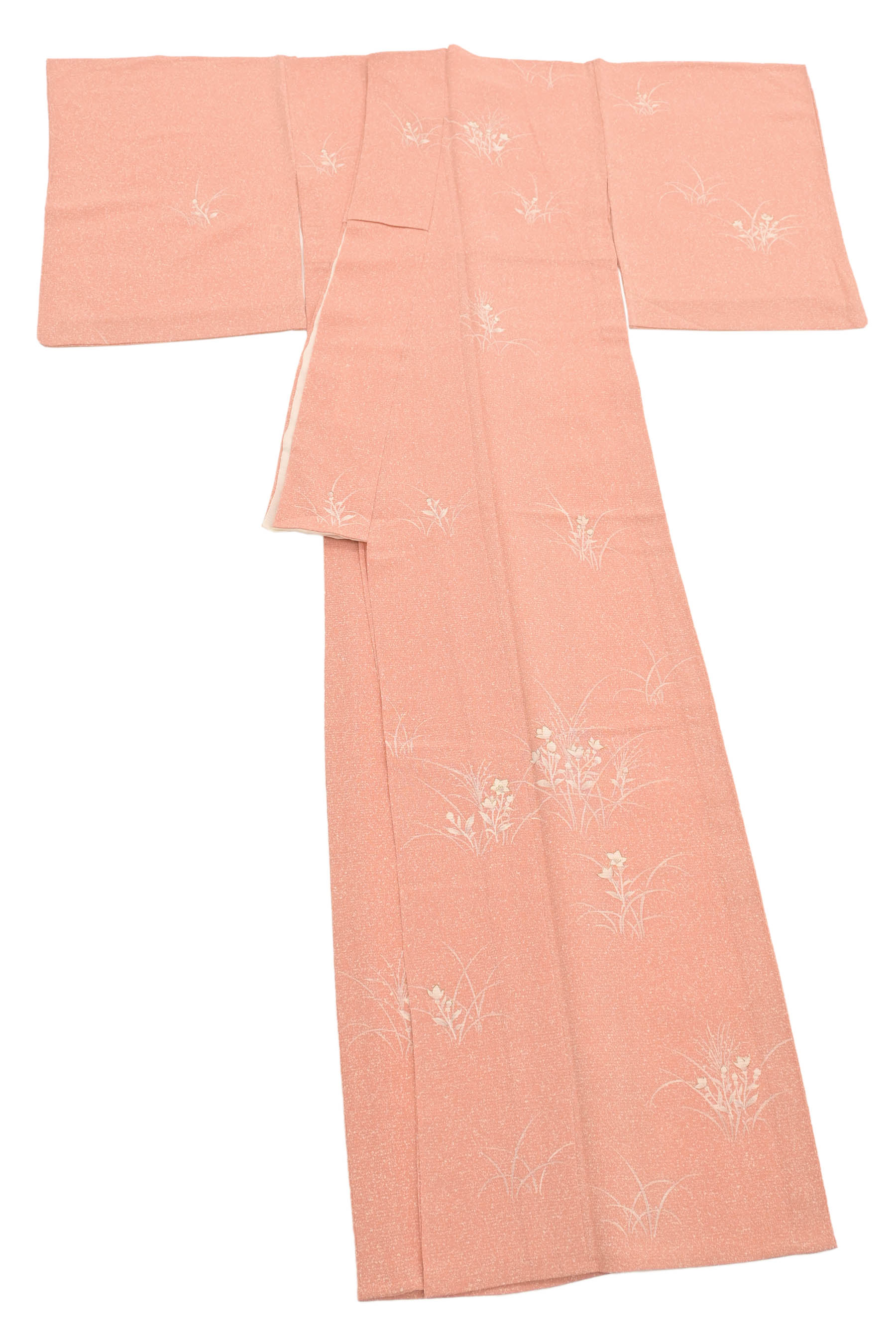 創作夏物小紋】≪お仕立て上がり・中古美品≫絽ちりめん地 創作夏物小紋】≪お仕立て上がり・中古美品≫絽ちりめん地