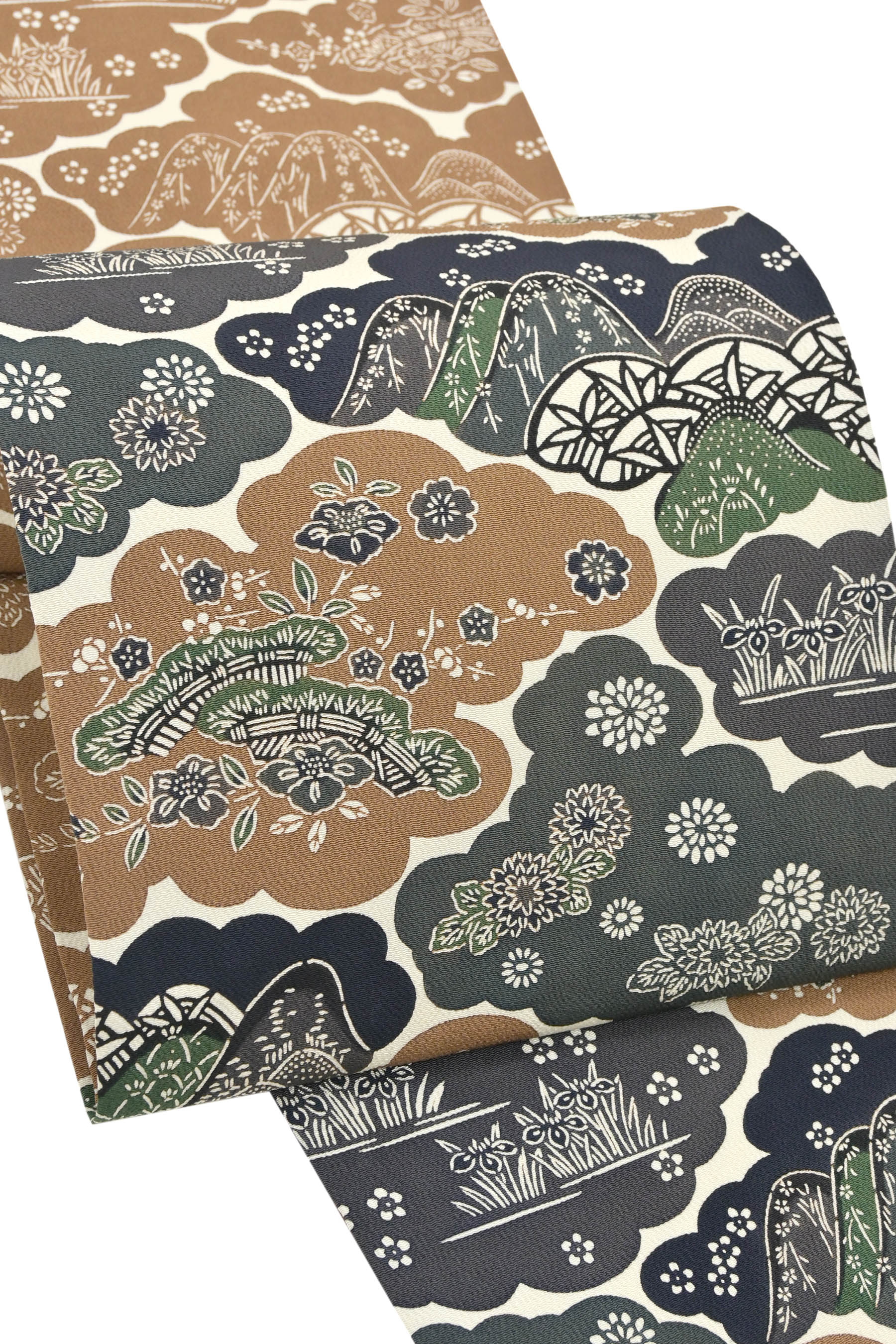 専用帯1004 ●高級 麻 落款 作家物 名古屋仕立て 名古屋帯 専用帯1004 ○高級 麻 落款 作家物 名古屋仕立て 名古屋帯