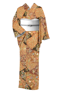 未使用品　【本場琉球本染かすり】手織り　夏着物 (単衣時期も着用可) 楽天市場】【中古】 本場琉球かすり 紬 リサイクル 着物 正絹 袷