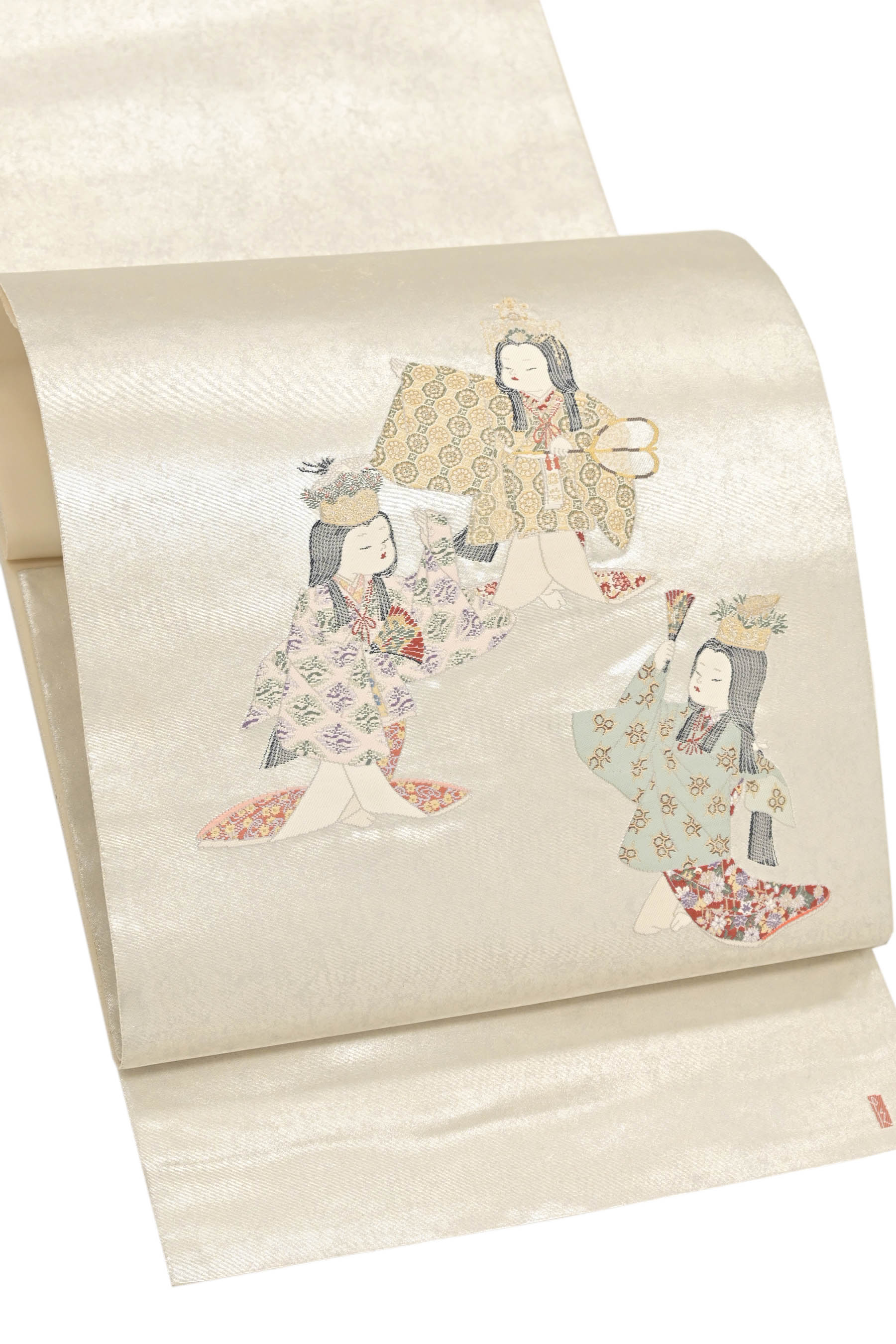 弥栄織物】 正絹西陣織九寸名古屋帯 ≪御仕立て上がり・新品 