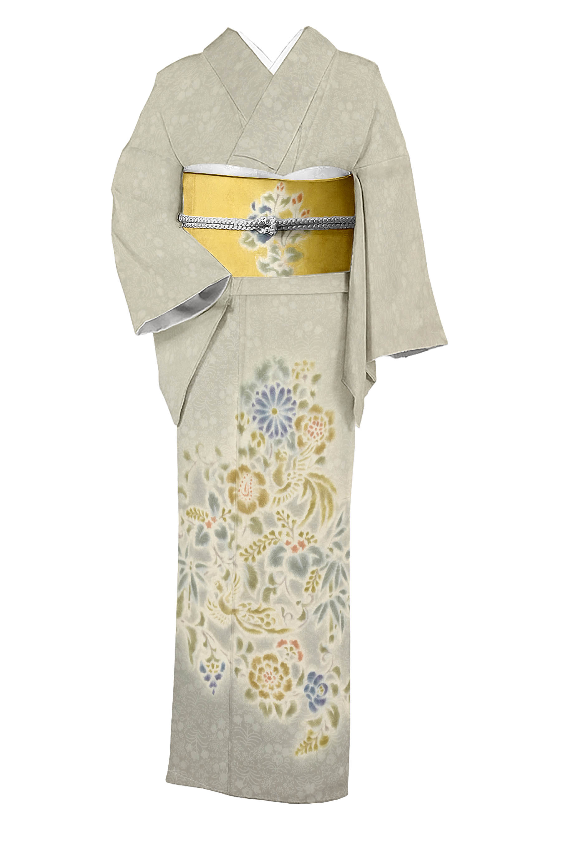 ブラックフライデーSALE】 【工芸作家 内田陽一郎】 特選夾纈染訪問着 
