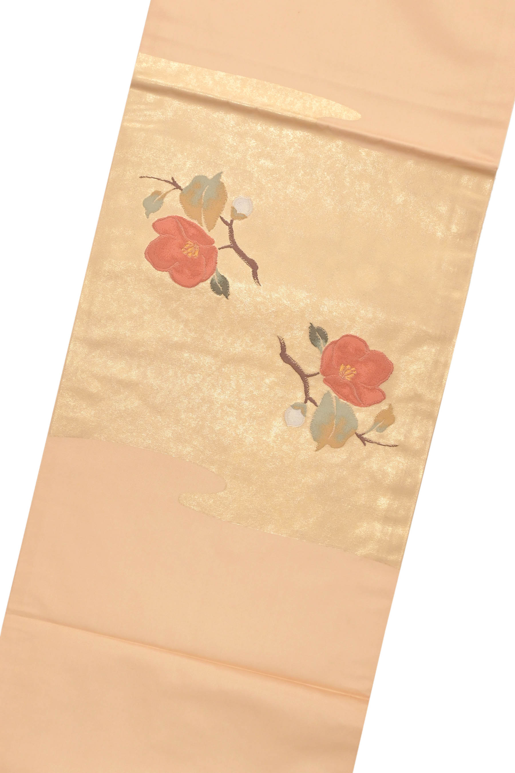 k-5509 作家物 上品な花 引き箔 正絹 九寸 名古屋帯 - メルカリ
