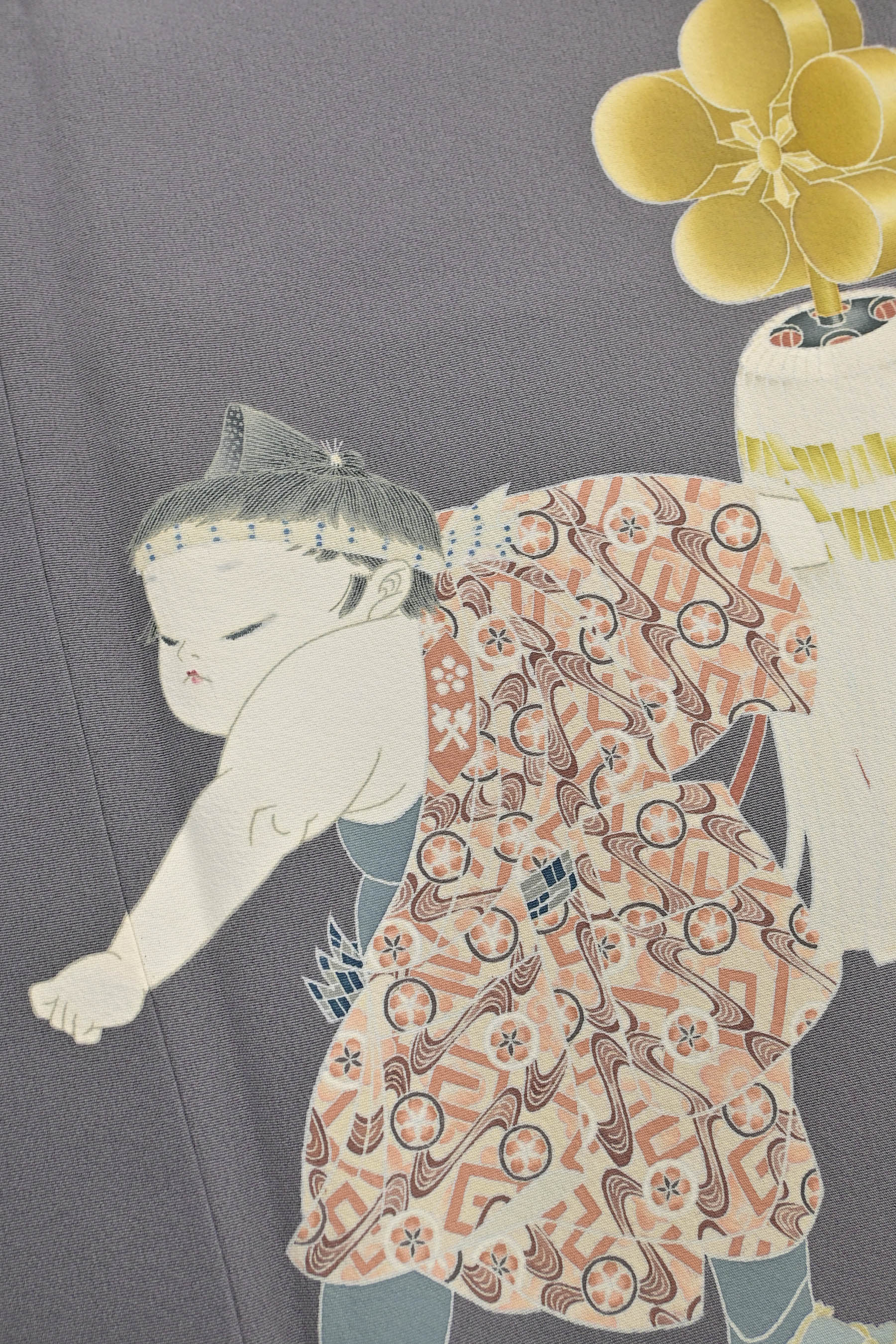 二代 由水十久】 傑作本加賀友禅訪問着 ≪御仕立て上がり・中古