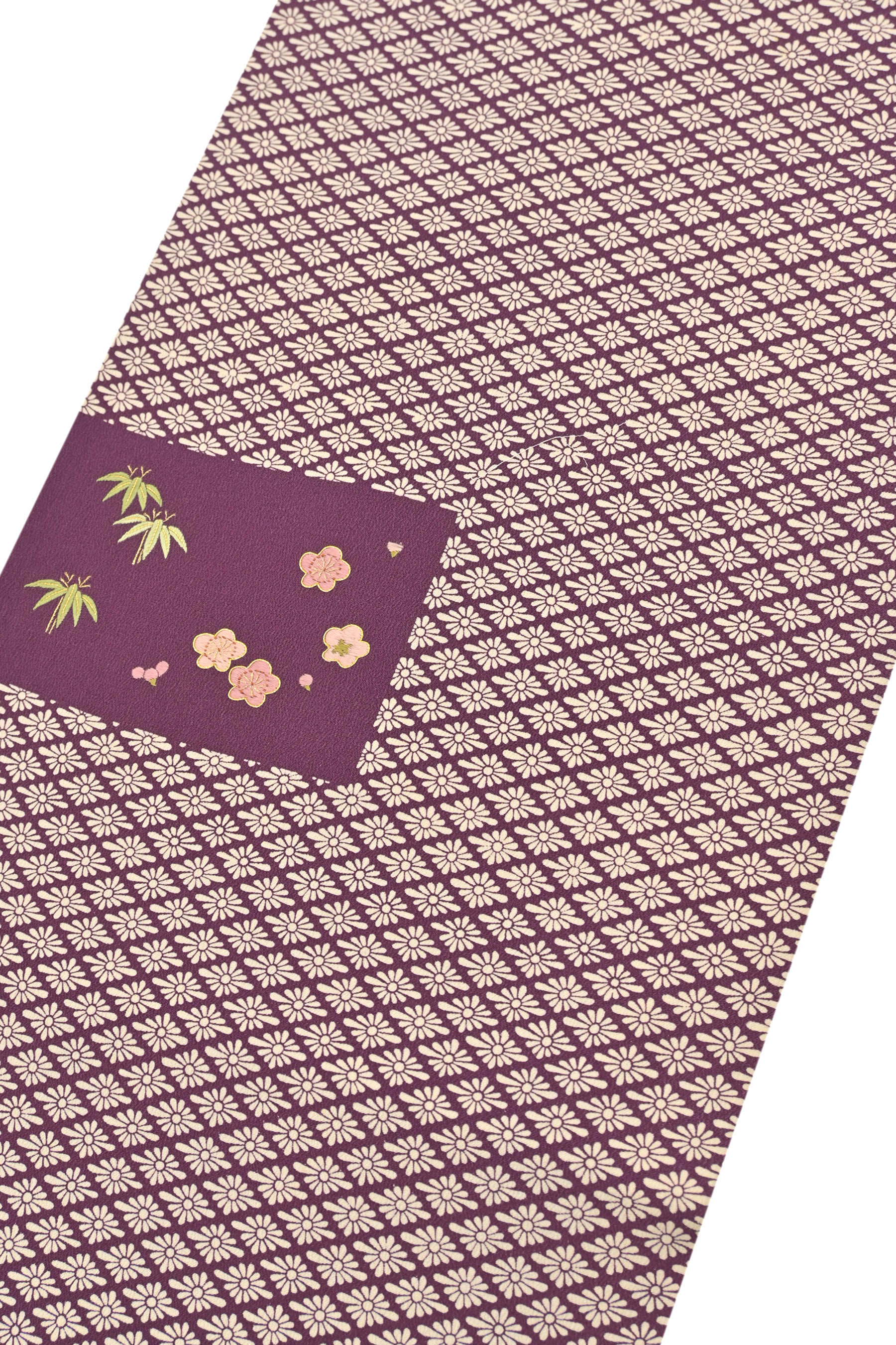 お得なエブリデイロープライス】正絹手刺繍九寸名古屋帯 ≪御