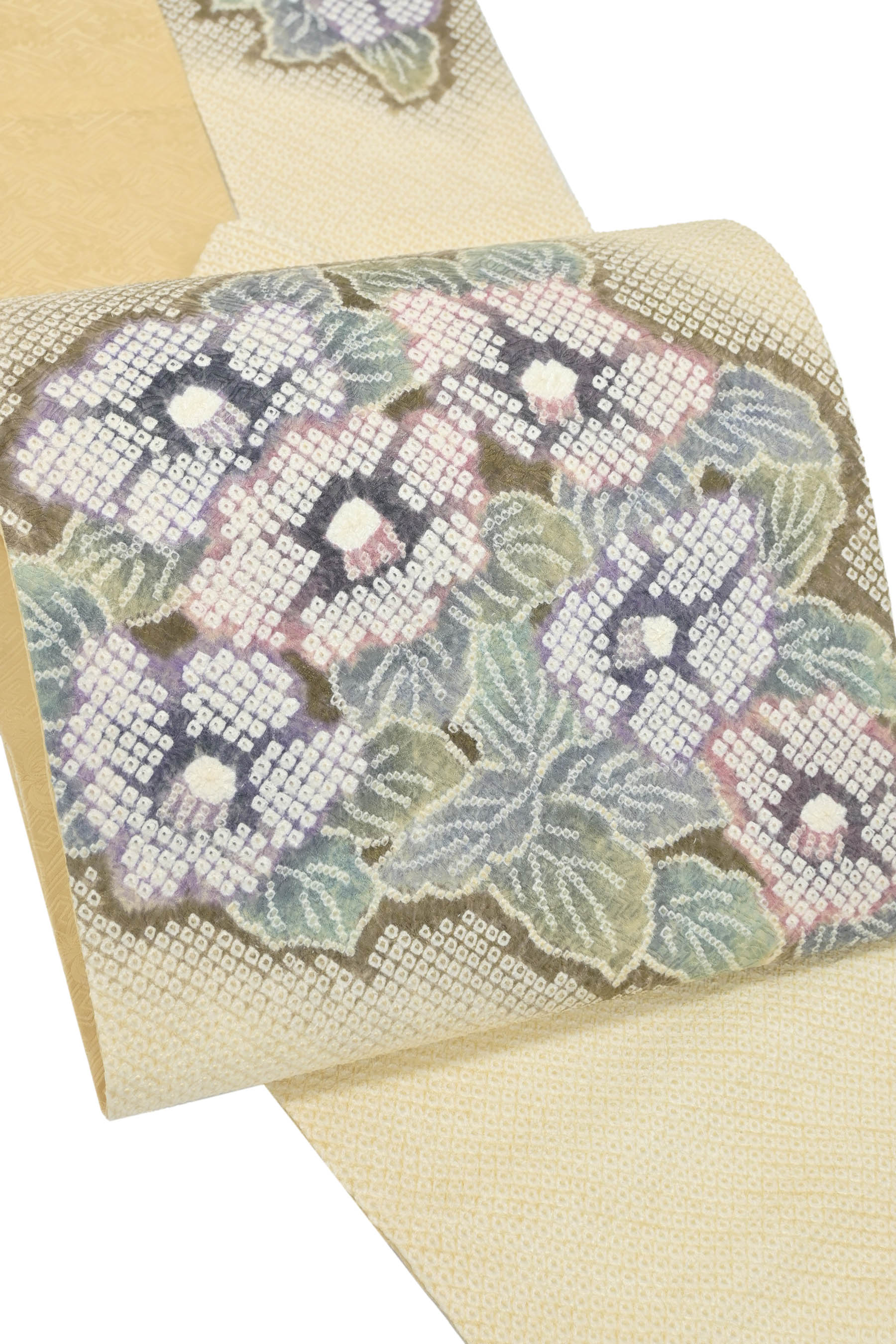 正絹の九寸名古屋帯・総杢目絞り／レアカラー・美品！ | SELECT KIMONO 華ふじ