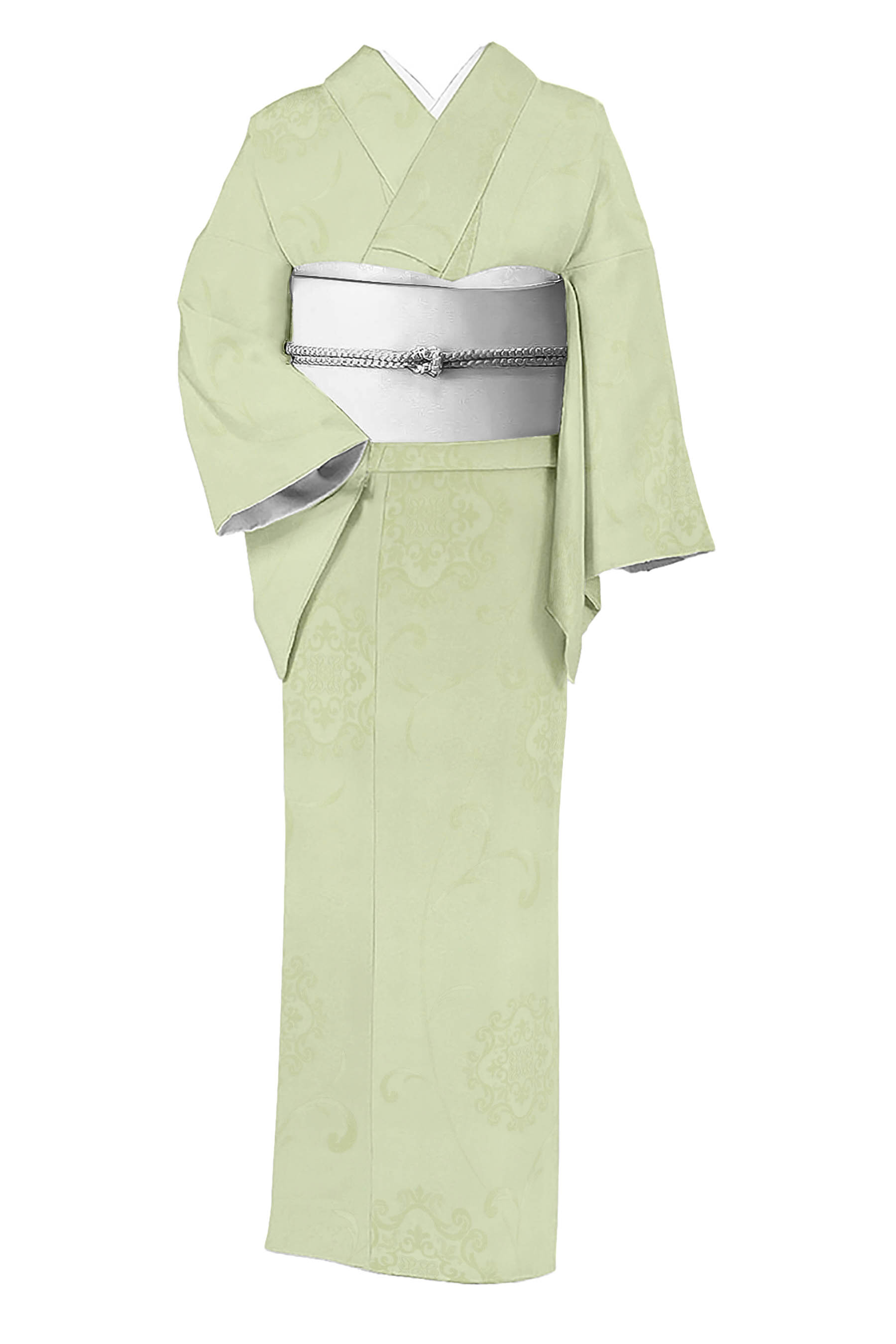 専用◇Y1913◇美品 正絹 染め一つ紋 手縫い仕立て 色無地 着物