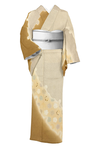 ★専用★逸品 未使用品 名古屋帯 木村雨山 人間国宝 塩瀬 クリームイエロー ☆専用☆逸品 未使用品 名古屋帯 木村雨山 人間国宝 塩瀬
