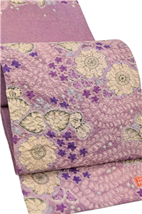 新品 二代目一竹 一竹の辻ヶ花 銀通し 落款“再び高みへと辻が花