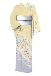 新品】【大臣指定伝統工芸品】【染匠久保耕】手描き京友禅 訪問