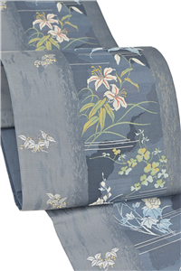 O0184 数少ない 夏物 ！ 美品 逸品 夏物 紗 上品 花火 正絹 袋帯