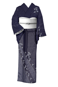 年に一度の本決算セール】【夏着物】 正絹京染紋紗小紋 ≪御
