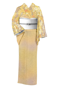 88)着物　丸帯　8点セット　正絹　レトロ　アンティーク kimono-kyoukomati_20038362-4set