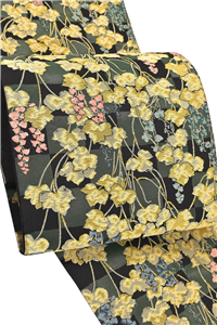 袋帯 紋屋井関 御寮織 極上 金銀糸 黒 名物裂 向かい鳳凰 中古 kp1892 袋帯 紋屋井関 御寮織 極上 金銀糸 黒 名物裂 向かい鳳凰 中古