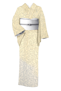 希少品 夏着物 夏振袖 裄67 小紋 絽 涼しげ 盛夏着物 化繊 AK-7585 希少品 夏着物 夏振袖 裄67 小紋 絽 涼しげ 盛夏着物 化繊 AK