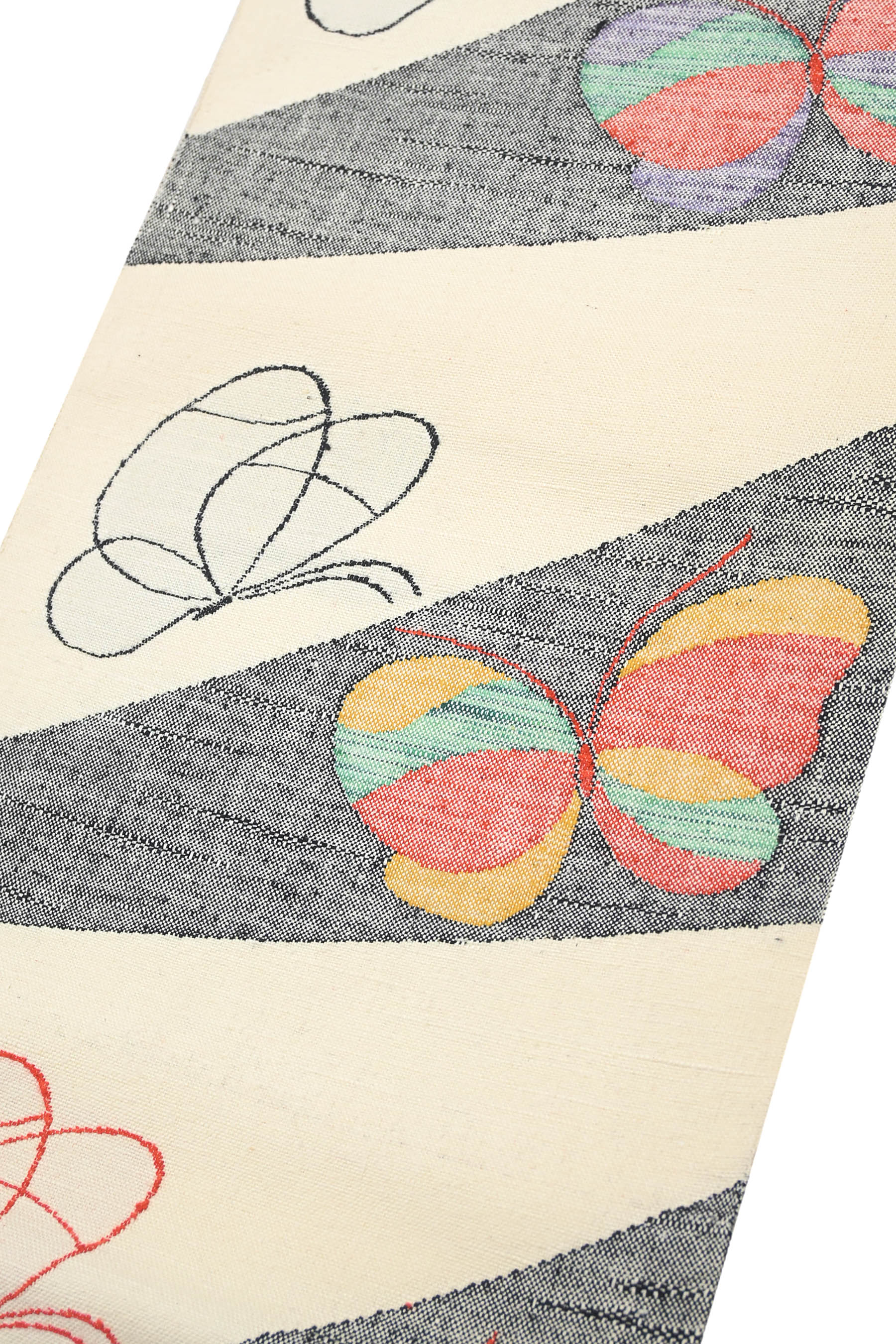 専用　音符　名古屋帯　落款　紬　手描き　おしゃれ Kisste 名古屋帯 正絹 新品 九寸名古屋帯 黒 音楽会 全通柄 色無地