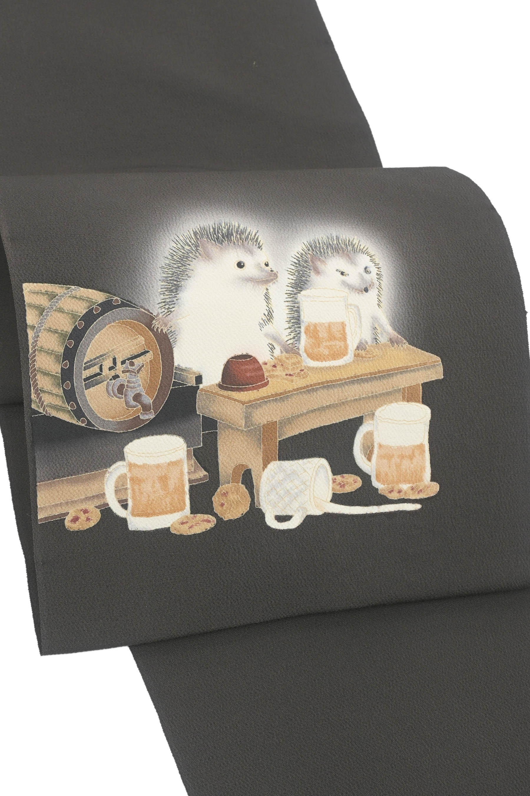 【秀美】 特選十日町友禅九寸名古屋帯