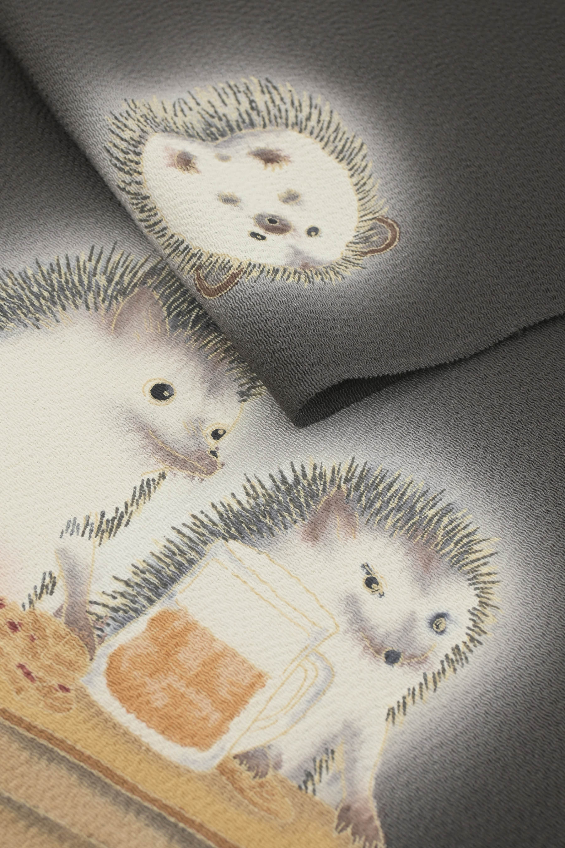 【秀美】 特選十日町友禅九寸名古屋帯